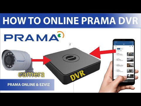 PRAMA DVR ONLINE FULL SETUP ON EZVIZ & PARAMA ONLINE APP