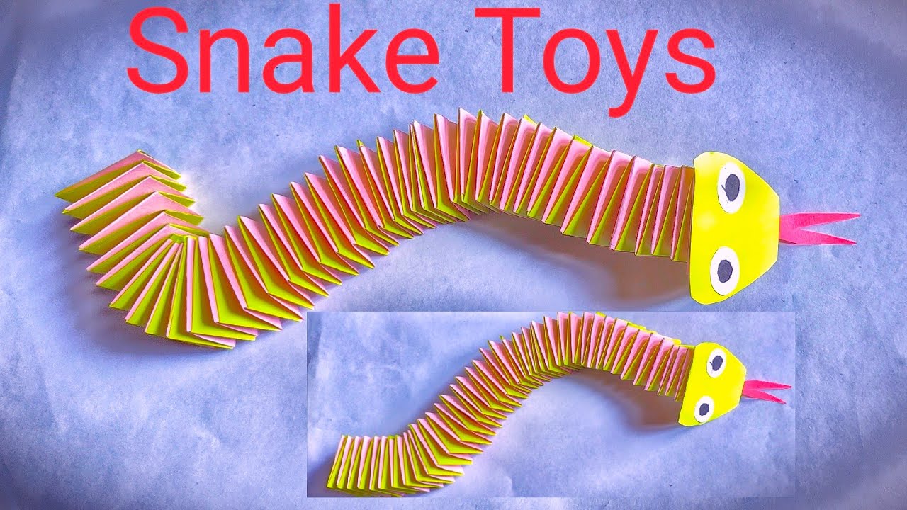 Amazing Paper Snake // Moving Snake // Paper Toys - YouTube