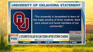 3 Univ. Of Oklahoma Meteorology Students Killed In Crash After Storm Chasing In Kansas