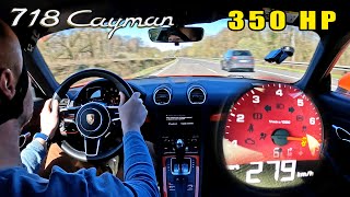 A Tuned Porsche 718 Cayman Is Perfect On Autobahn!