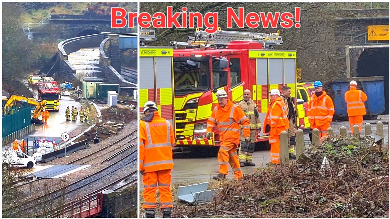 🔥Serious fire breaks out in 3-mile long railway tunnel 👩‍🚒 All lines blocked❗️