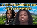 Lil Tony: North Carolina 83 Gangster Crip Rapper Who Took a 9 Year Old Life After Getting Jumped