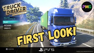 Truck Driver Gold Edition PS5 First Look! screenshot 5