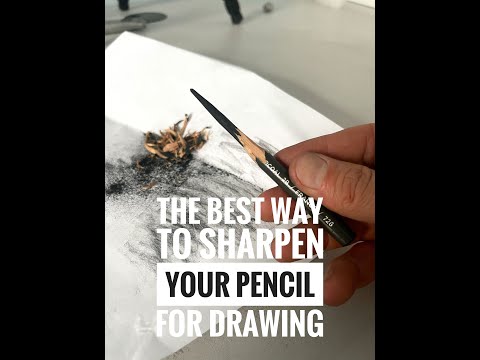 The Best Way To Sharpen Your Pencil For Drawing  arttips drawing shorts