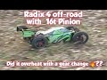 Team Corally Radix 4 off-road Run w/16t Pinion - Did it overheat 🔥 🔥🤔???
