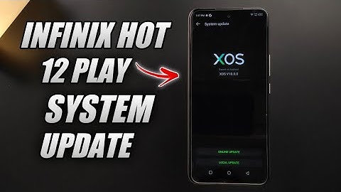 Infinix Hot 12 Play System Update | New Version XOS | Software Update |