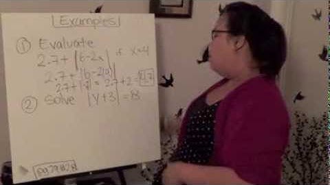 Algebra II 1.4 - Absolute Value