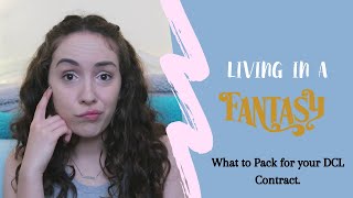 What to Pack for Your Disney Cruise Line Contract! | Living in a Fantasy | Disney Cruise Line