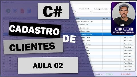 Curso de C# Cadastro de Clientes - Aula 02 Formulario #CSharp #visualstudio2019 #programação