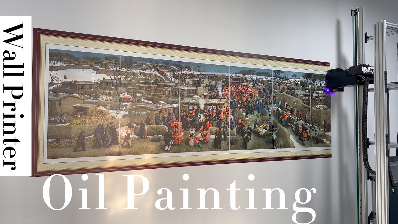 Premieres Video | Wall Printing Oil Painting Artwork | VPJet4.0 UV Wall Printer
