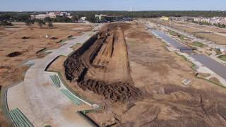 Aerial Video of Riverwalk Construction Progress - October 2016
