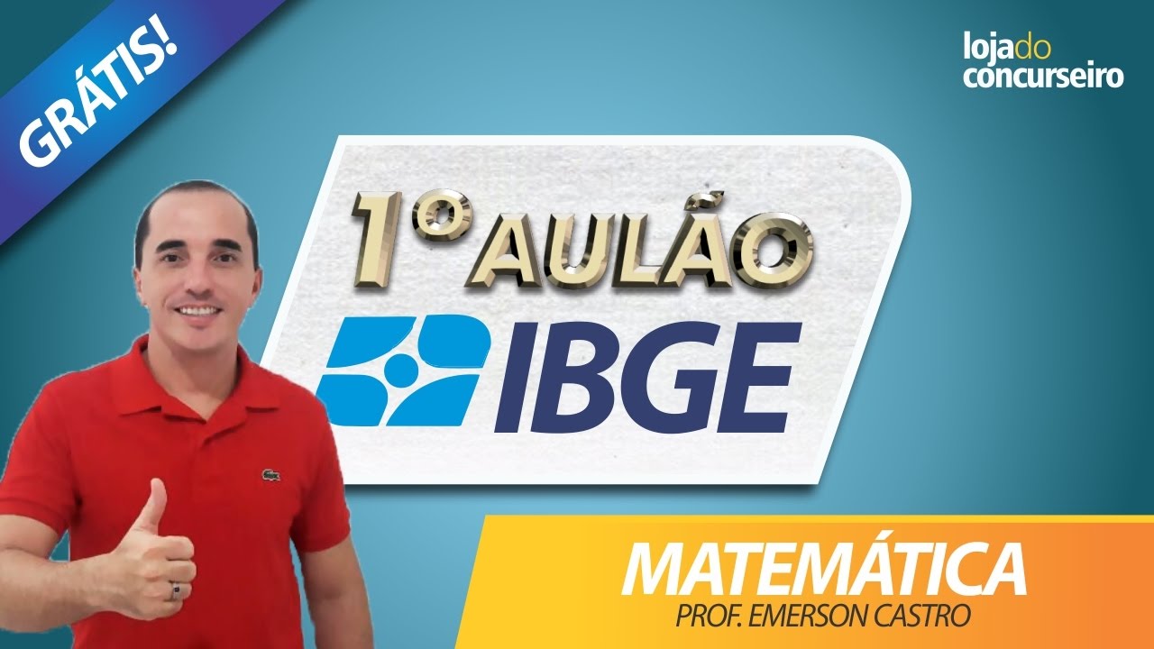 1º Aulao Ibge 2017 Matematica 10 Questoes Da Fgv Emerson