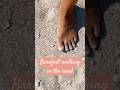 Barefoot walking in the sand #feetbeauty #barefootluxury #prettyfeet #aestheticcontent #foot #toes