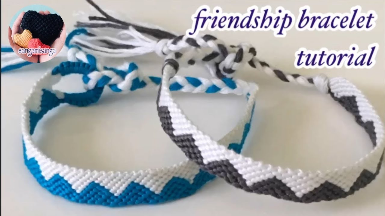 視聴者様からのリクエスト だんだら模様のミサンガの編み方 Friendship Bracelet Tutorial Zigzag Pattern Youtube 視聴者様からのリクエスト だんだら模様のミサンガの編み方 Friendship Bracelet Tutorial Zigzag Pattern Youtube