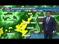 Warm weather and rain will persist throughout the week
