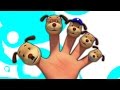 Собаки палец семьи | рифмы для младенцев | Dogs Finger Family | Finger Family Song | 3D Baby Rhymes