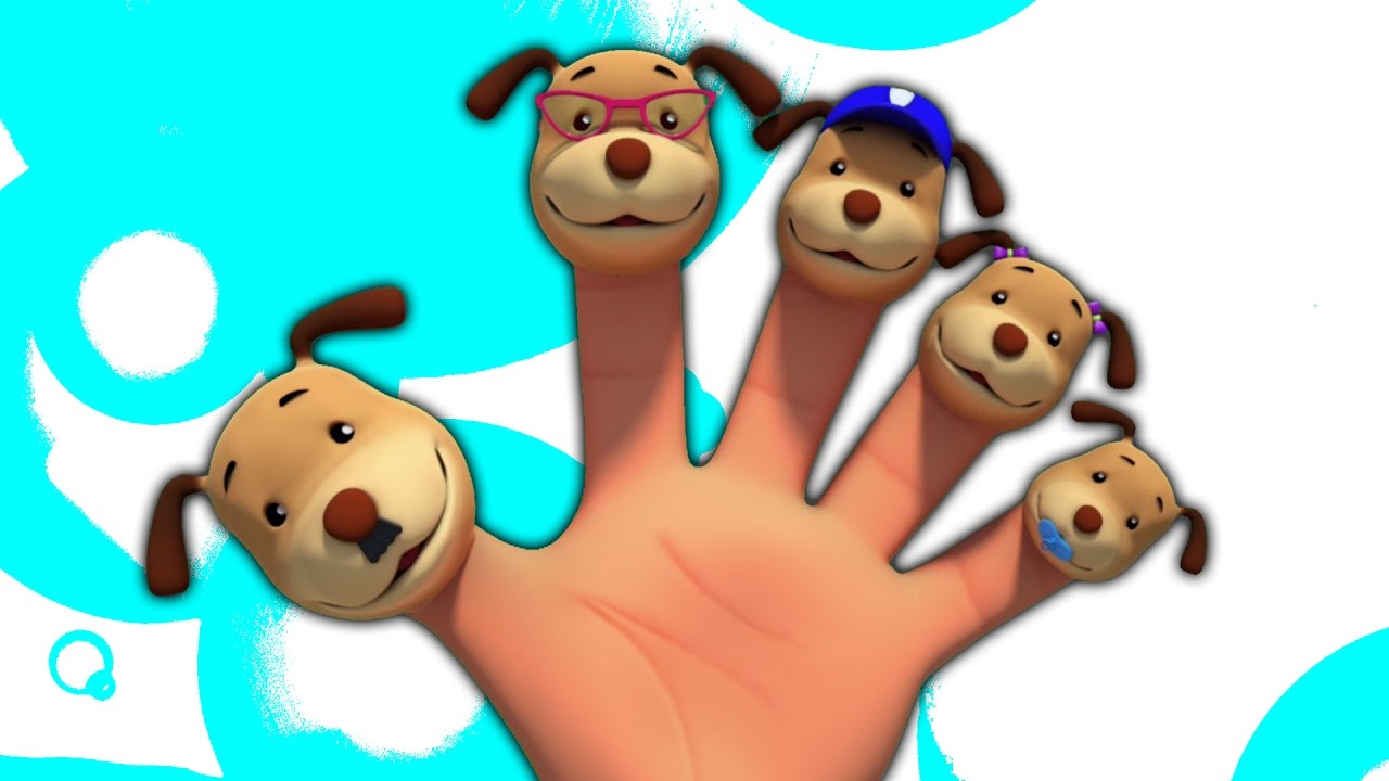 ⁣Собаки палец семьи | рифмы для младенцев | Dogs Finger Family | Finger Family Song | 3D Baby Rhymes