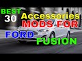 30 Different Accessories MODS You Can Have In Your FORD FUSION Floor Mats Seat Cover & Many More