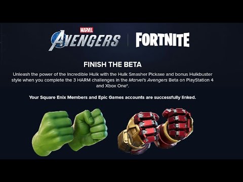 How To Link Fortnite And Avengers Accounts Explained Linking Epic Games And Square Enix Accounts Youtube