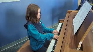 Moonlight Sonata by Beethoven performed by 10 yo student of #heidigoldman #tucsonjcc