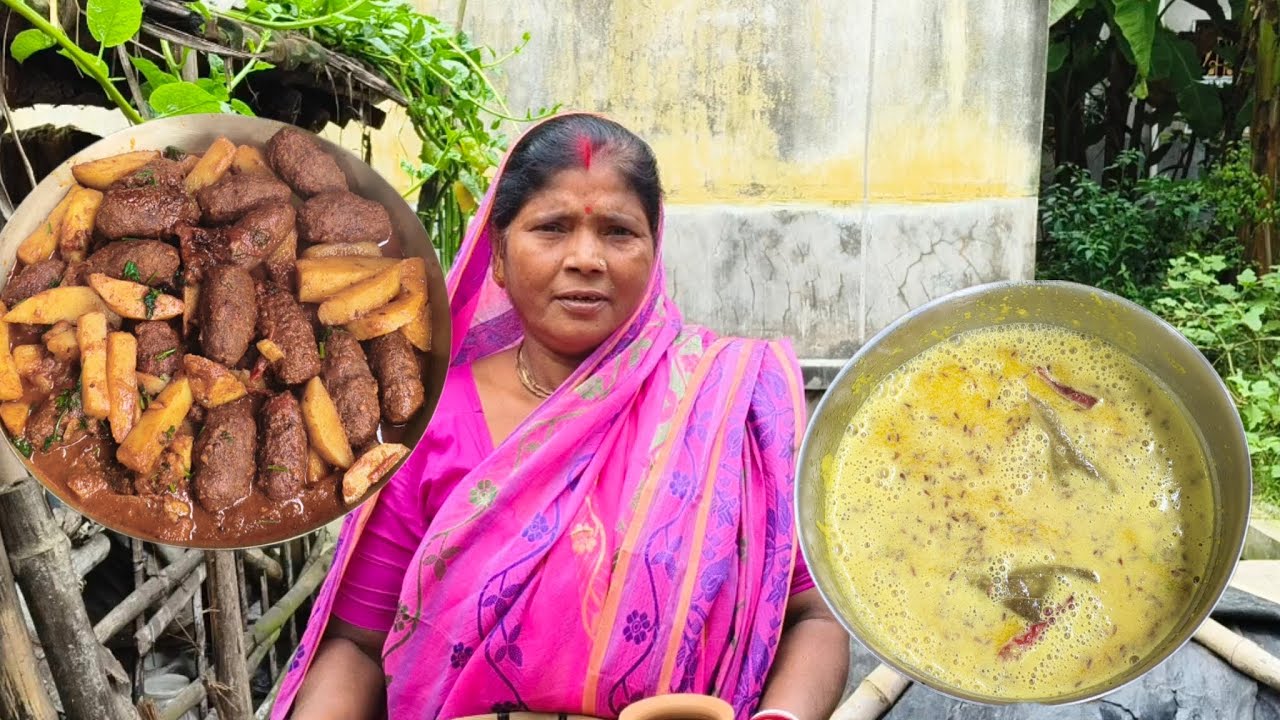 লক্ষী পূজা স্পেশাল নিরামিষ সয়াবিনের মুইঠা ও খাওয়া-দাওয়া