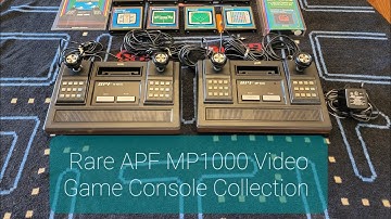 Rare APF MP1000 Video Game Collection & Games