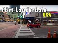 Fort Lauderdale's Las Olas Boulevard 4K - Walking Downtown - USA