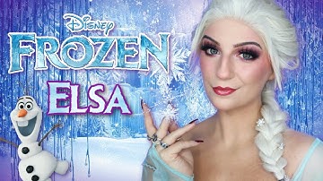 Elsa Makeup & Wig Tutorial❄️【Frozen】| 12 Days of SFX-mas 2021 | Madalyn Cline