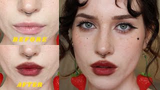 how i do my lips (cool and easy) by oatmilkmakeup 6,491 views 1 year ago 6 minutes, 13 seconds