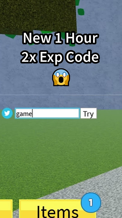 New Blox Fruits 2x Exp Code #bloxfruits