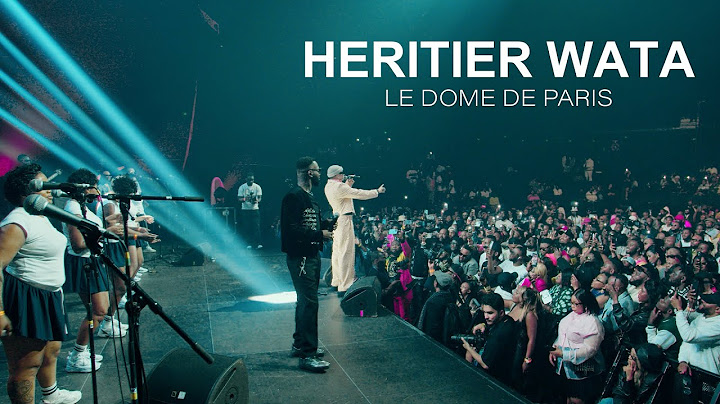 Suivez en exclusivité le concert de Héritier WATA au Dôme de Paris, moto na tembe asukisi bango