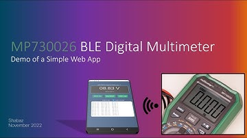 Fun with BLE Apps and Digital Multimeters