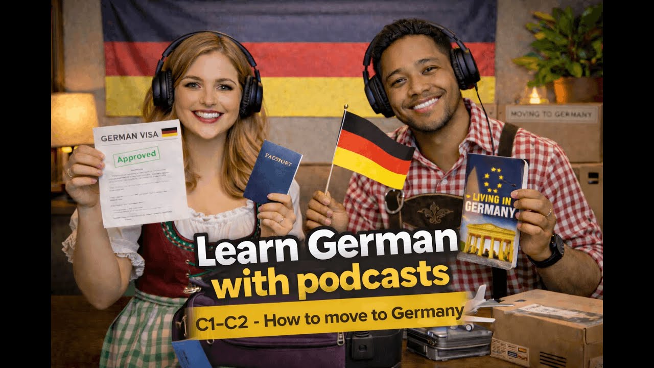 Learn German with Podcasts | Moving to Germany (Advanced)