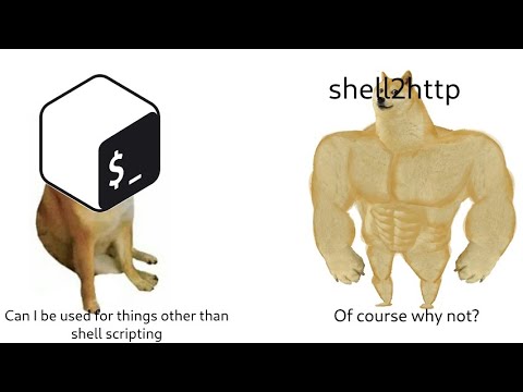 Turn shell script into website backend with shell2http - YouTube