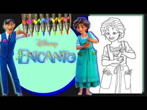 Coloring Julieta Madrigal| Disney Encanto