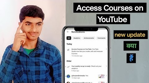 Access Courses on YouTube: YouTubeStudio now lets you create, edit and measure