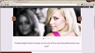Golden Eagle Responsive Wordpress Theme -- Setting Home Page from Themes Options Panel