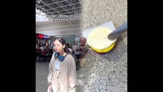 Younger siblings on a family trip #share #comedy #acting #foryoupage #family #sister #relatable