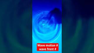 Wave motion # wave front # Huygen's principle@PHYSICSAnActualApproach