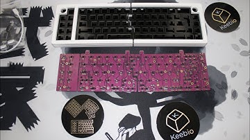 Quefrency 65% Split Mechanical Keyboard from Keebio Unboxing.