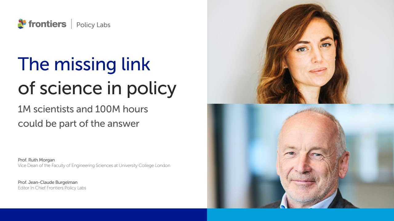 The missing link of science in policy – 1M scientists and 100M hours could be part of the answer