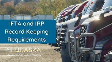 IFTA and IRP Record Keeping Requirements