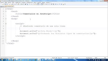 Comentarios en JavaScript