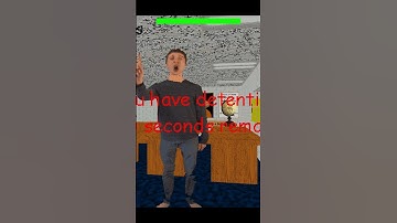 Trolling the principal in Baldi