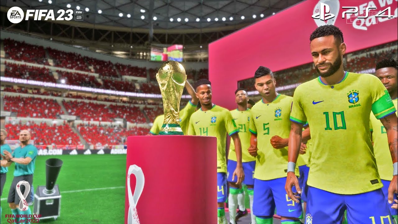 FIFA 23 - Brazil vs Wales - World Cup 2022 Final | PS 4™ Full HD