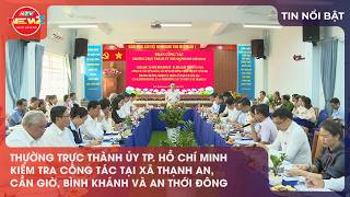 The Standing Committee of the Ho Chi Minh City Party Committee inspects work in Thanh An, Can Gio...
