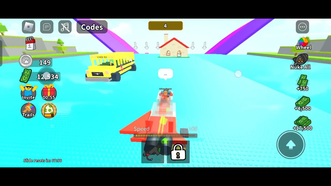 hi guy roblox slide down a hill