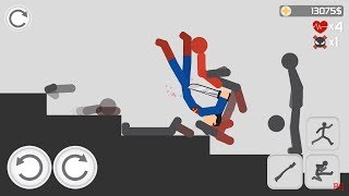 Stickman Backflip Killer 3 Part 20 SUPERMAN 100% COMPLETE (by BeatenPixel) / Android Gameplay HD screenshot 2