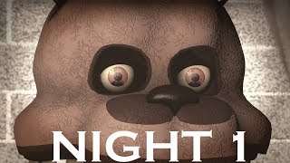 [Sfm] Six Nights At Fredbears - Night 1