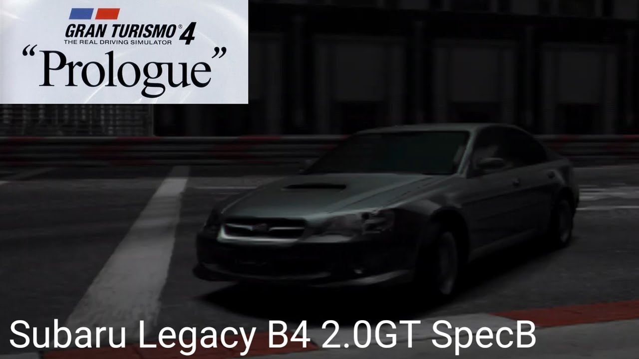 Gran Turismo 4 Prologue Arcade Races - Subaru Legacy B4 2.0GT SpecB Gameplay